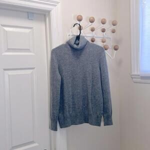 Hudson North - Cozy Cashmere Turtle Neck Sweater - Grey - L